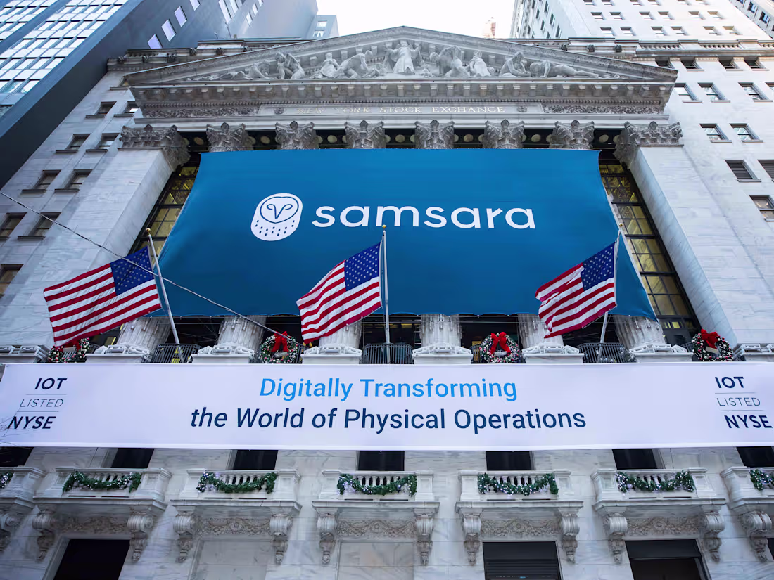 Cover image for Samsara IPO at NYSE