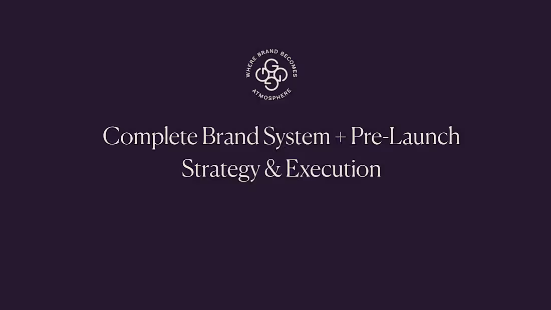 Cover image for Complete Brand System + Pre-Launch Strategy & Execution