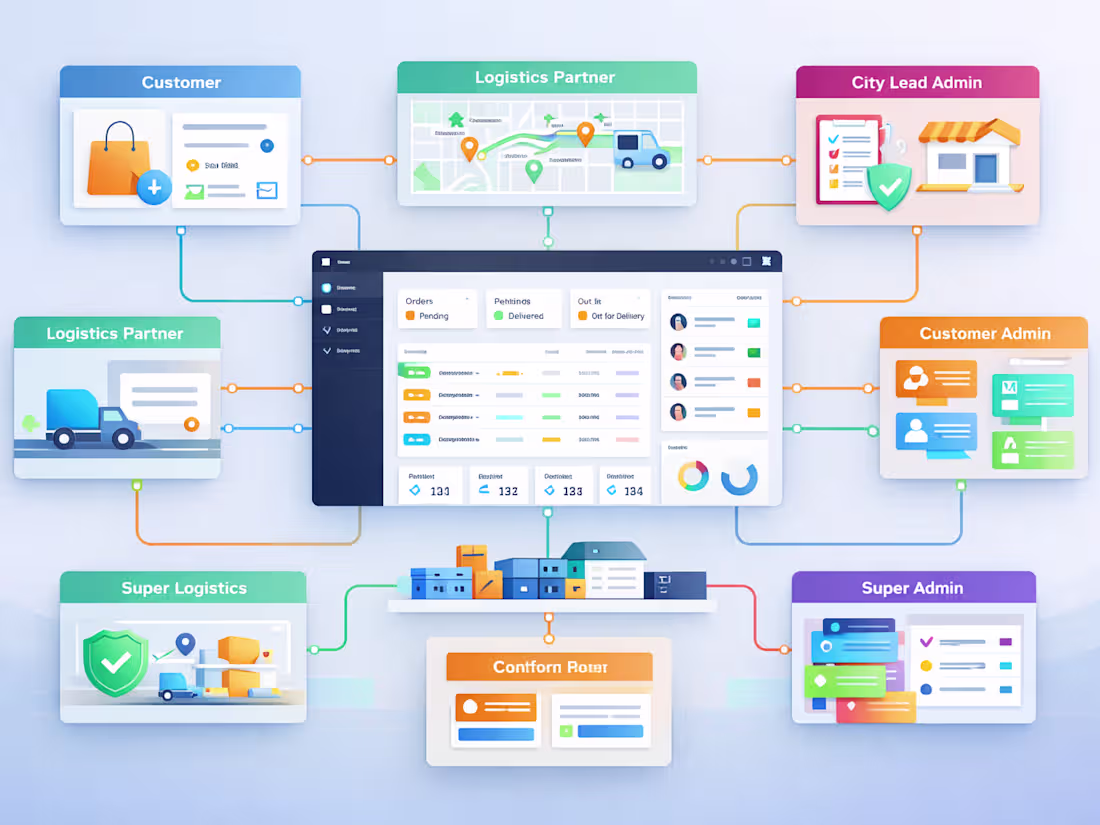 Cover image for B2C Multi-Role Platform for Order & Logistics Operations Bui...