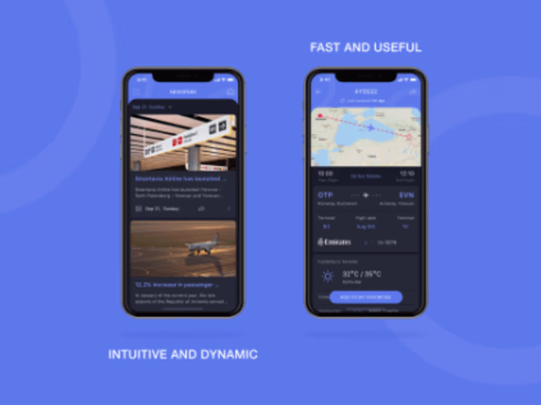 Cover image for Official Mobile Application for Zvartnots International Airport