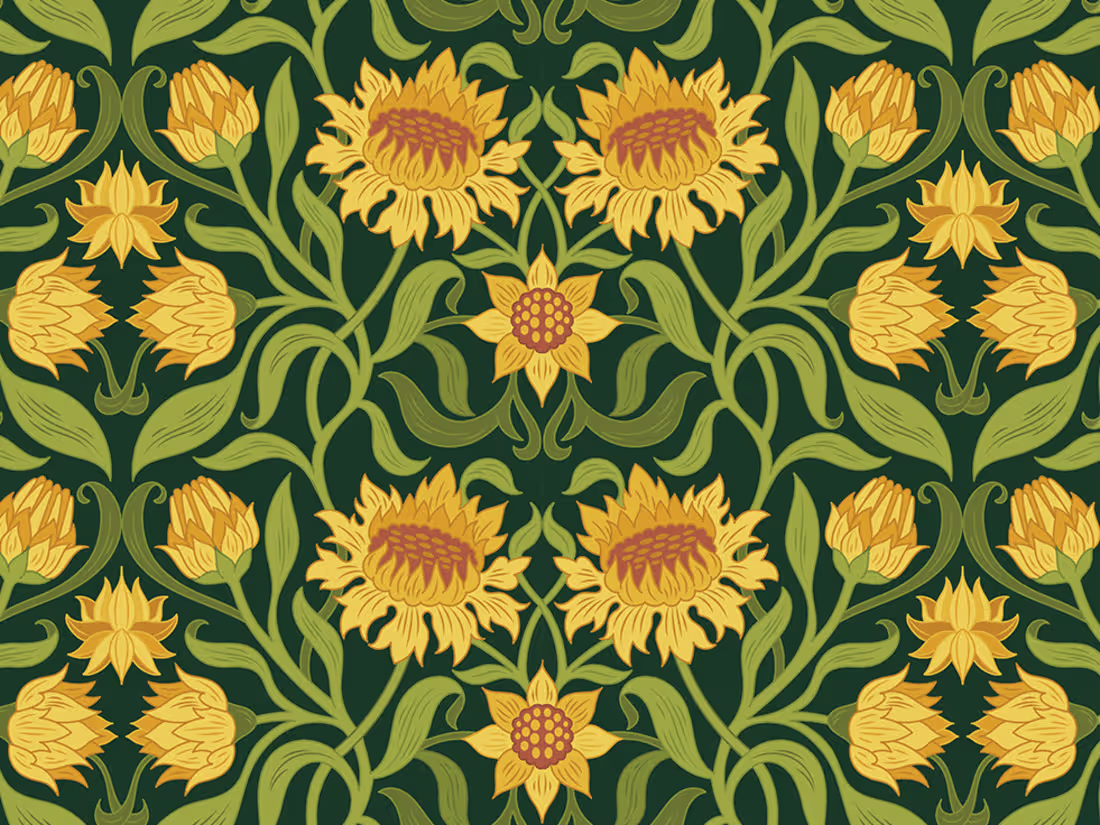 Cover image for How to Create a William Morris Pattern in Illustrator