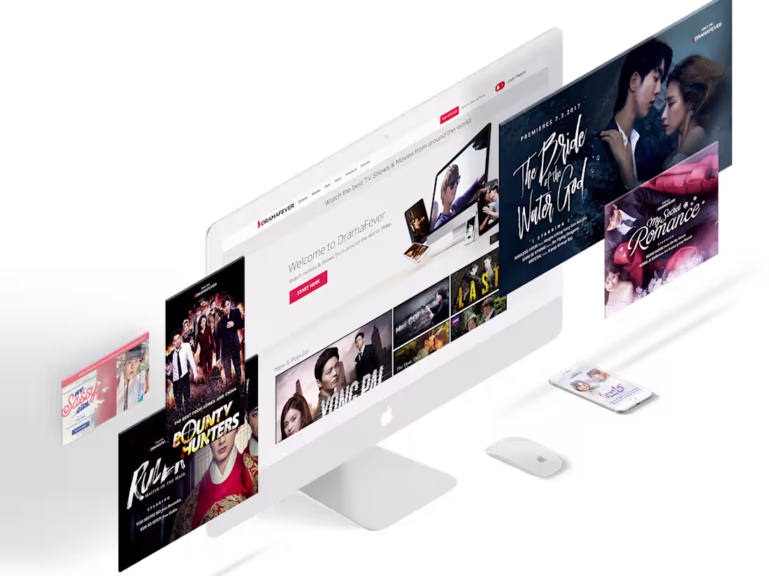 Cover image for Dramafever | Visual Design