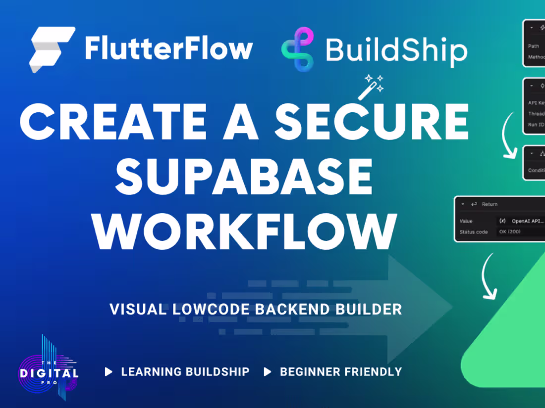 Cover image for Create a secure Supabase Workflow!