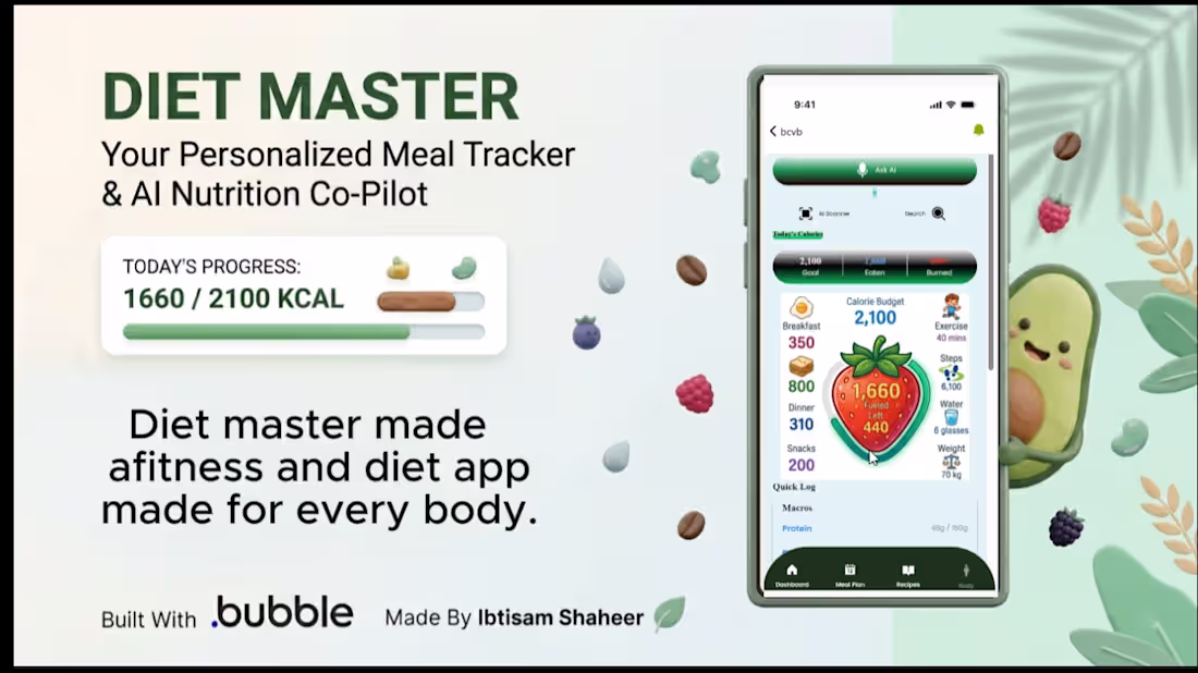 Cover image for Concept :Diet Master – The