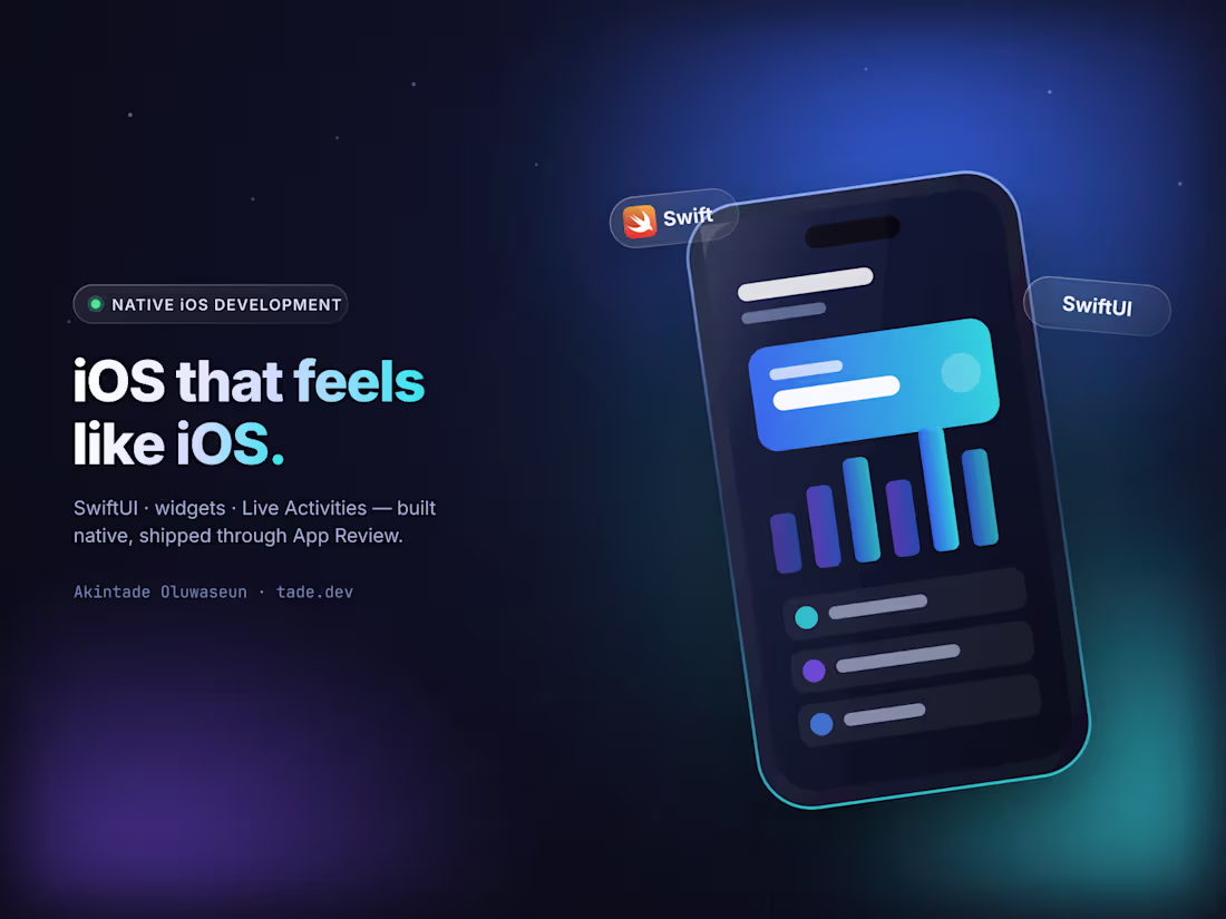 Cover image for Native iOS App Development with SwiftUI