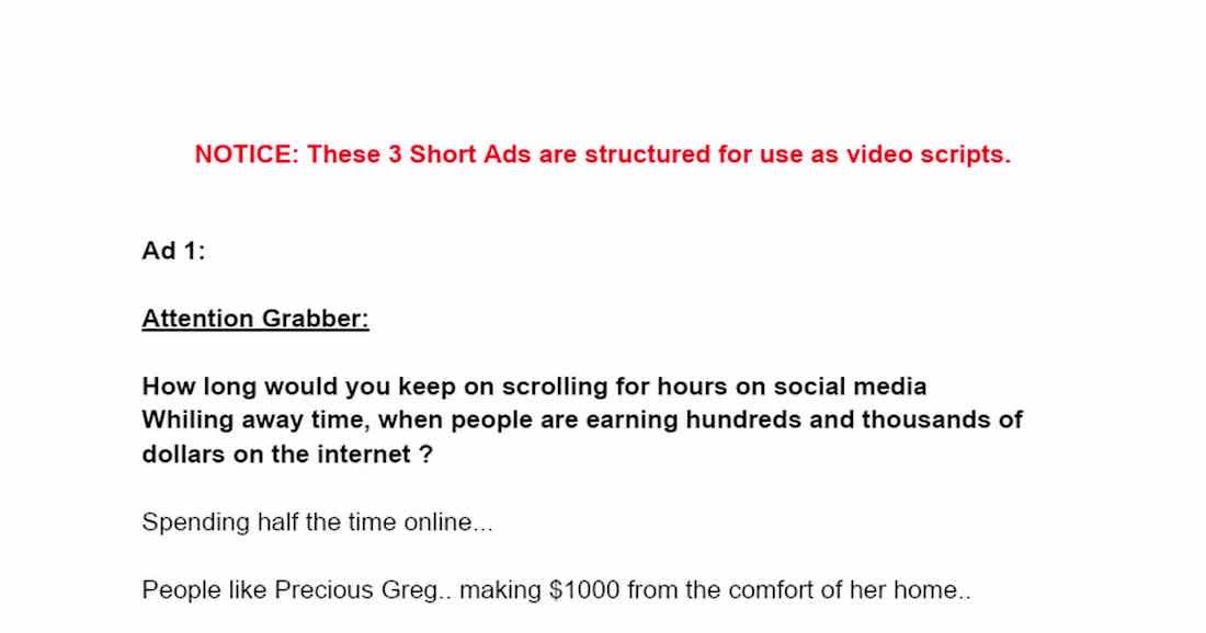 Cover image for Video Script Writing for Online Course Promotion