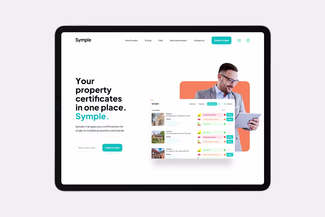 Cover image for Website Design for Symple