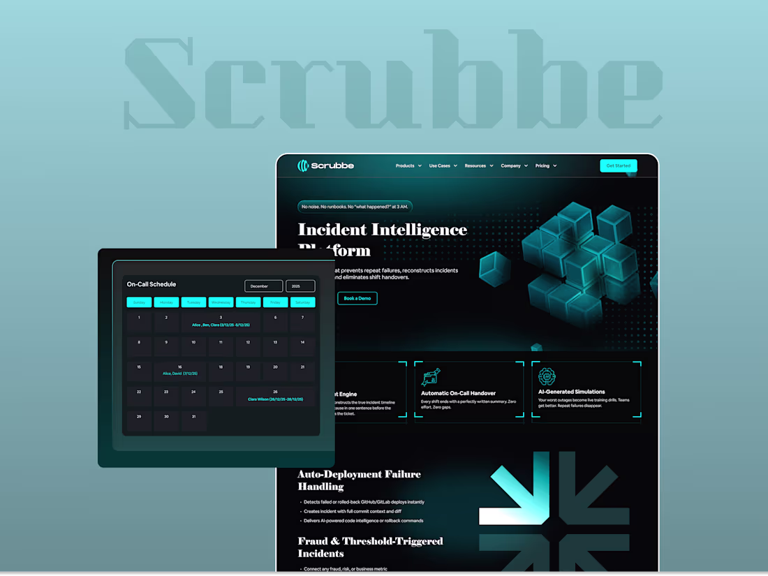 Cover image for Product & UX Design — Incident Management Web App
