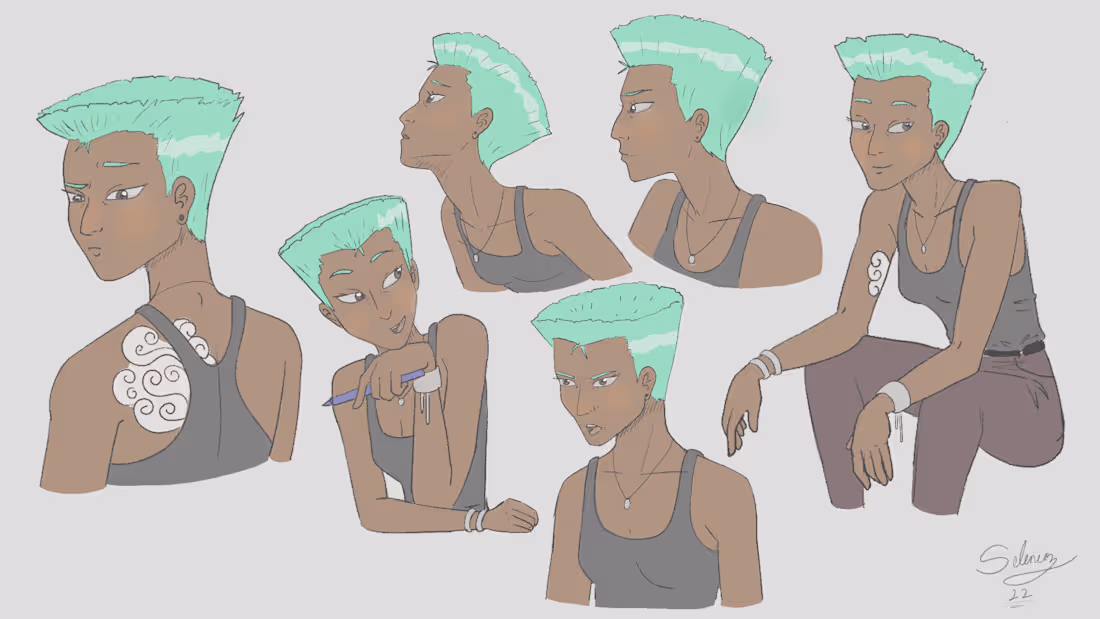 Cover image for Matilda - Character design