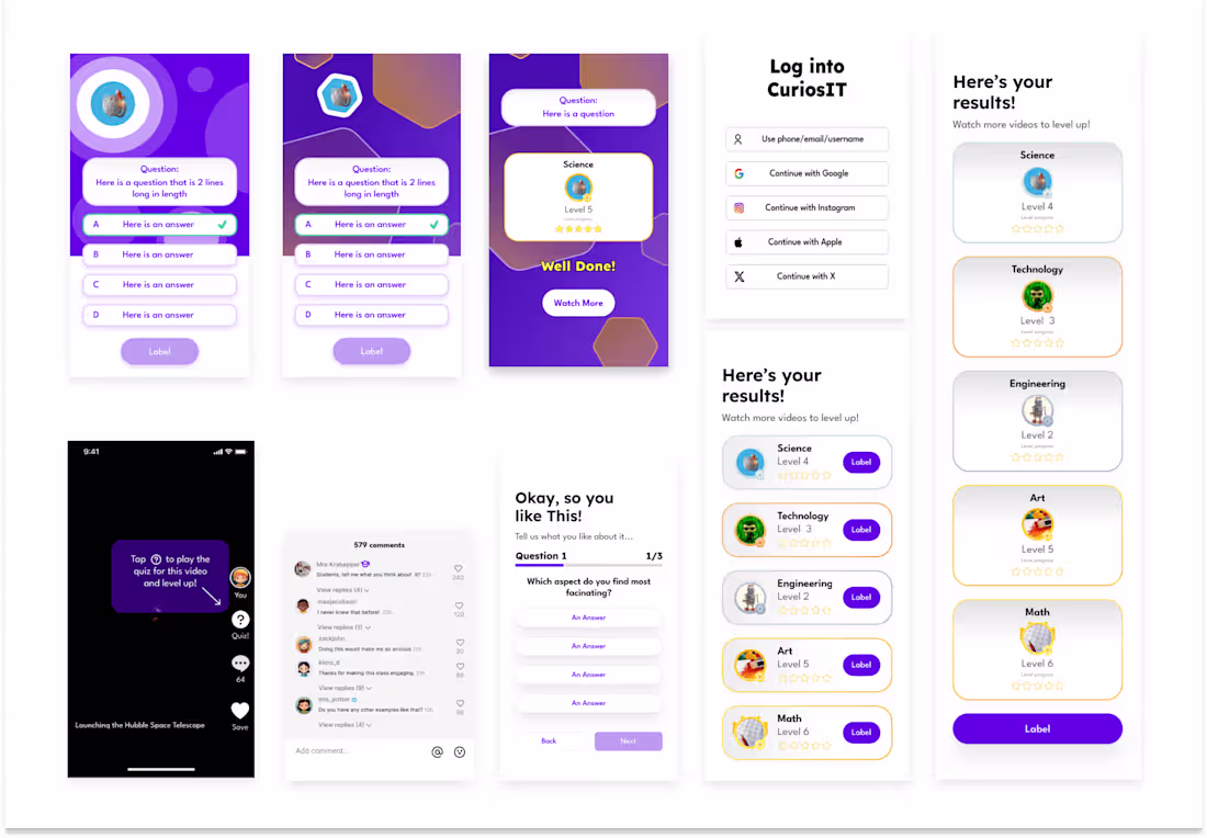 Cover image for Design System: CuriosIT