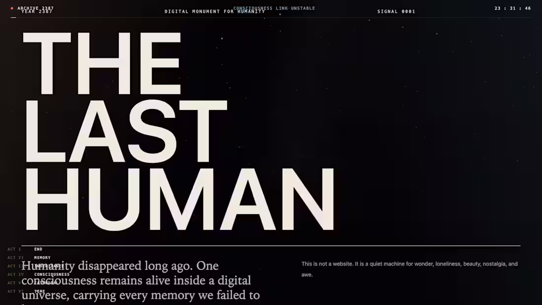 Cover image for The Last Human - Interactive