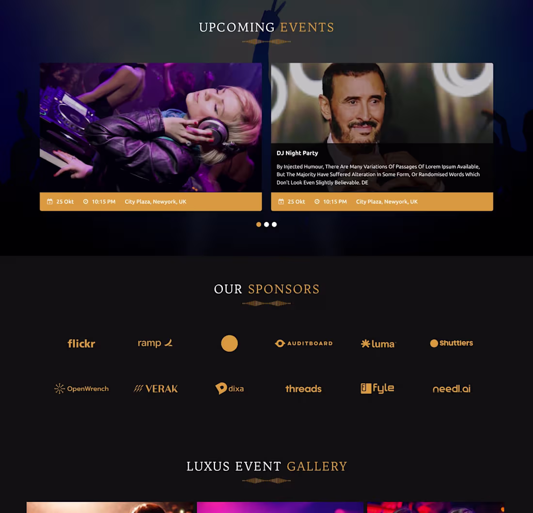 Cover image for Exclusive Luxury Experiences Website Development