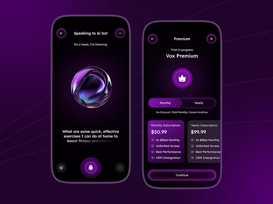 Cover image for Vox AI Voice Assistant App