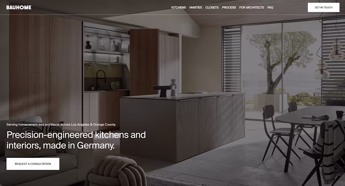 Cover image for Bauhome is a Squarespace-based website