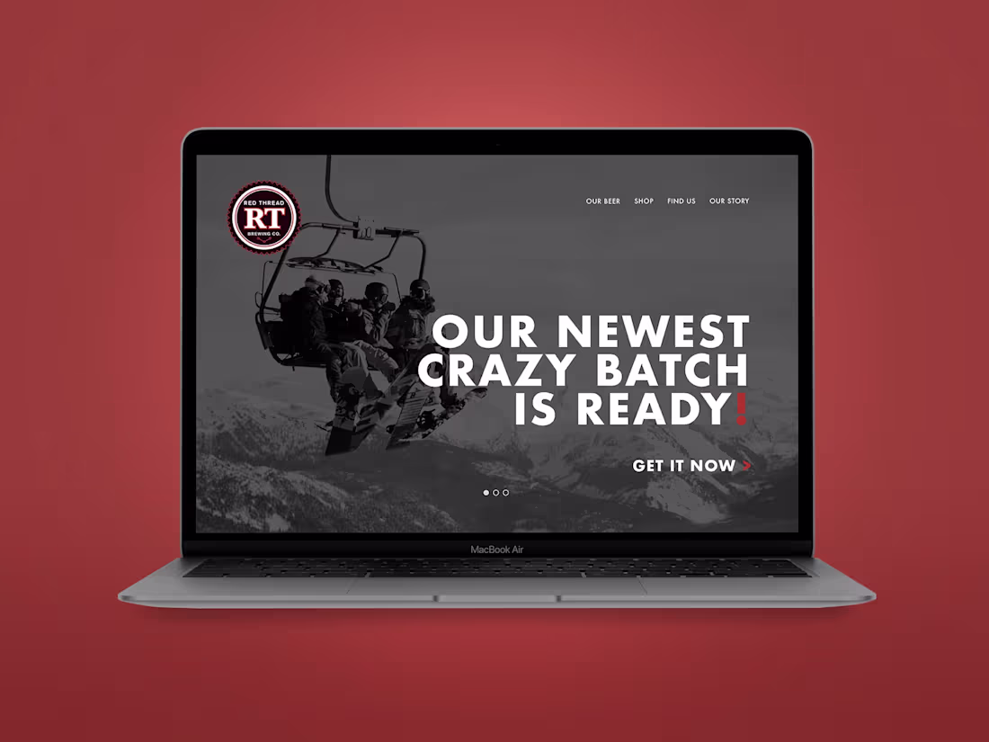 Cover image for Red Thread Brewing Website