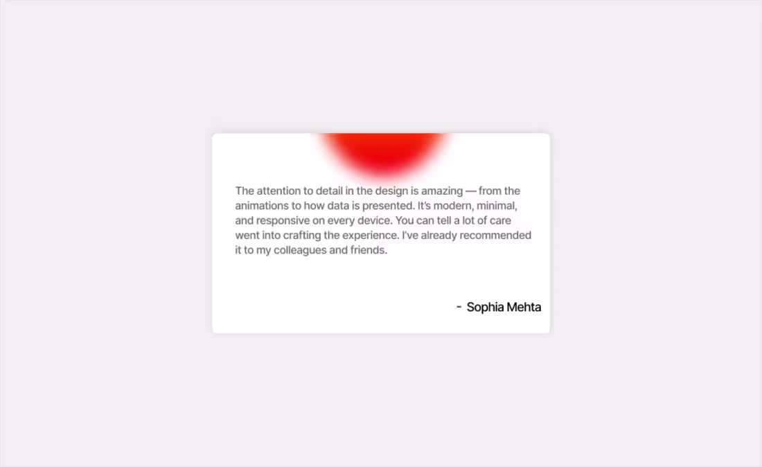 Cover image for how is this minimal testimonial ?