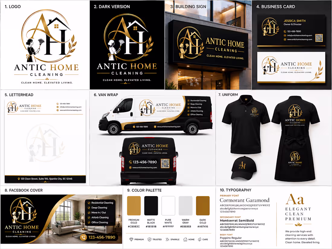 Cover image for A premium brand identity designed