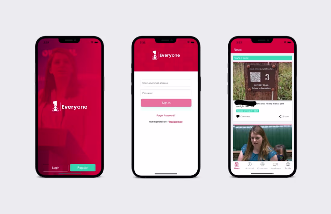 Cover image for Hybrid Mobile App developed for