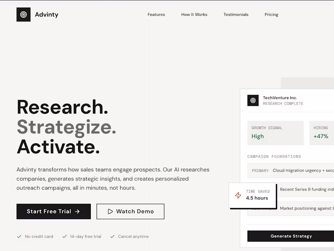 Cover image for Advinty: AI based out reaching platform (Web)