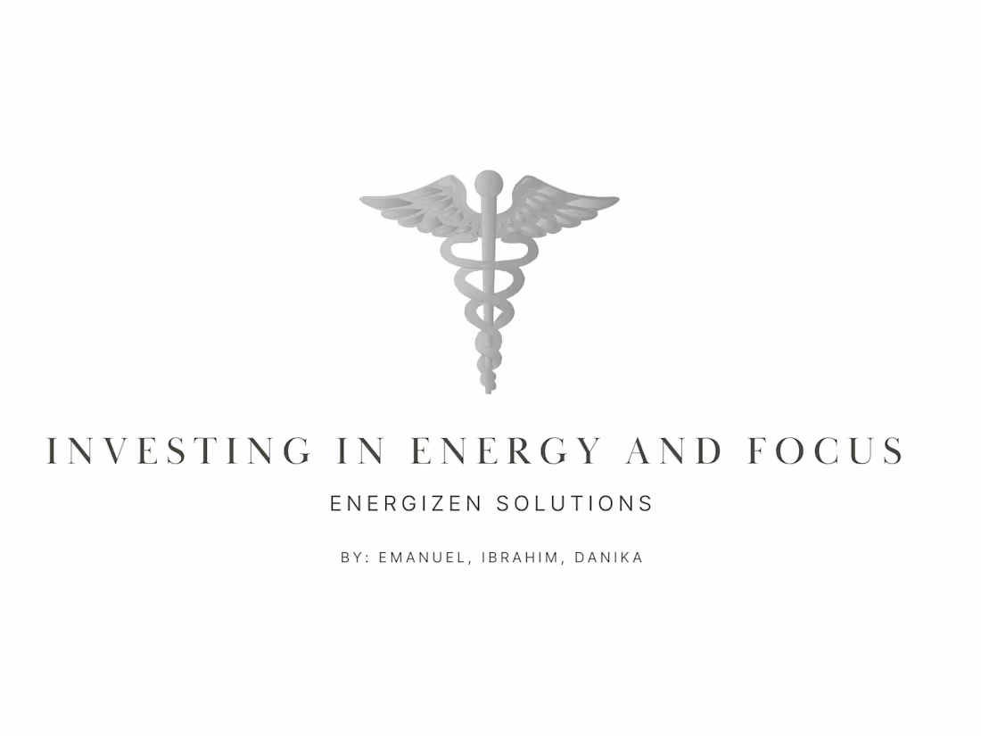 Cover image for Investing in energy and focus  