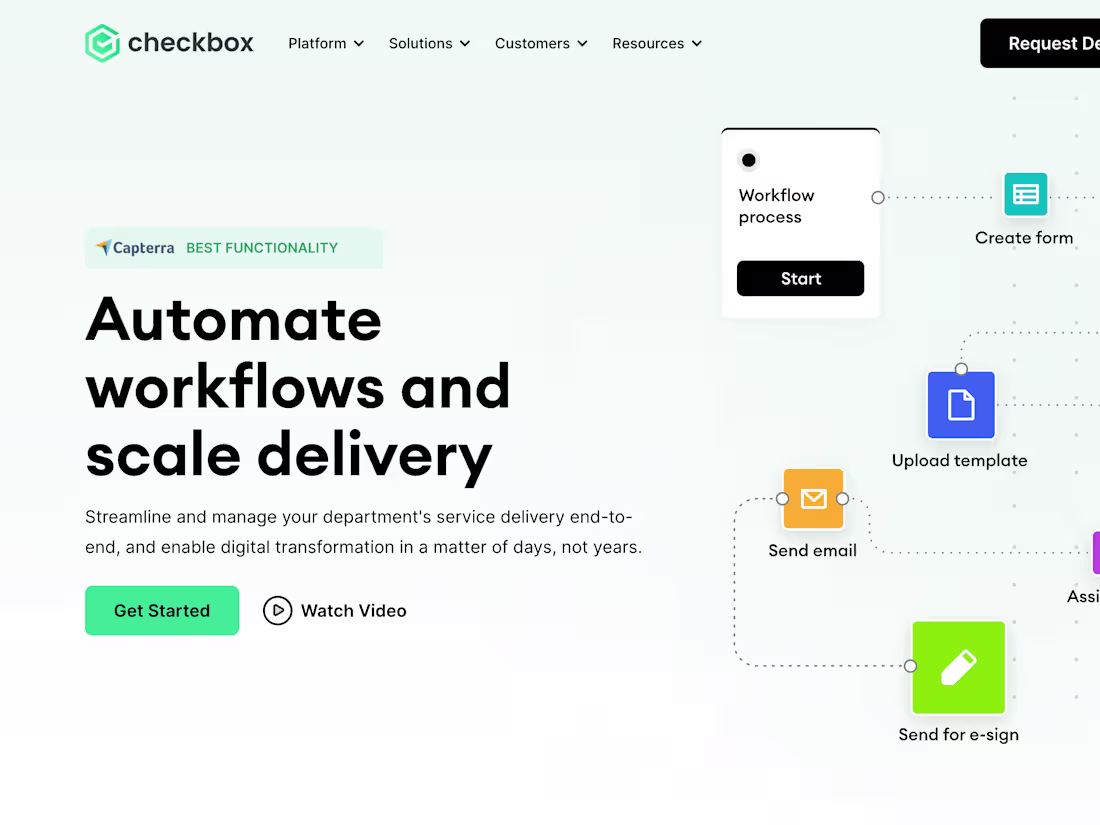 Cover image for Checkbox.ai Website