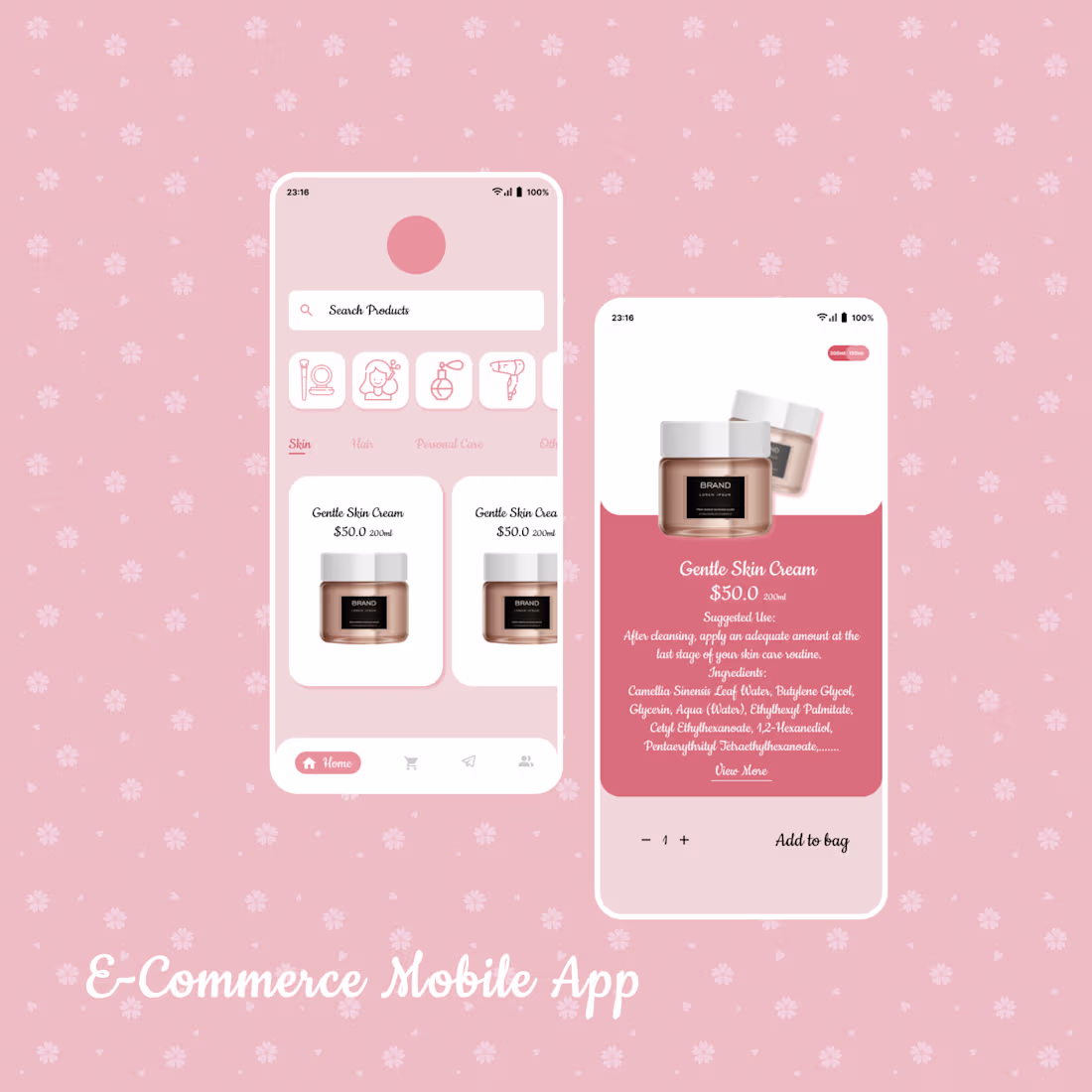 Cover image for Beauty E-Commerce App – Clean