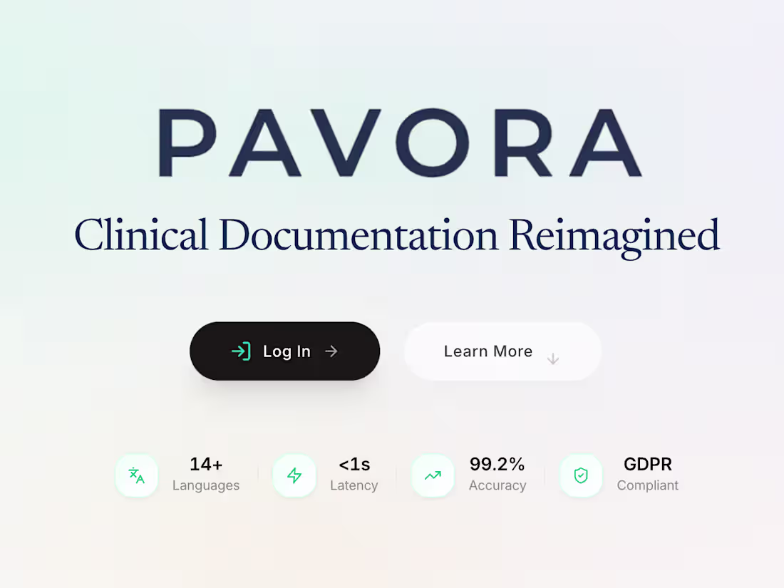 Cover image for Speech based AI Clinical Documentation Intelligence platform.