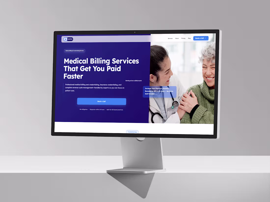 Cover image for Medical RCM Website Case Study: Enterprise Webflow Development
