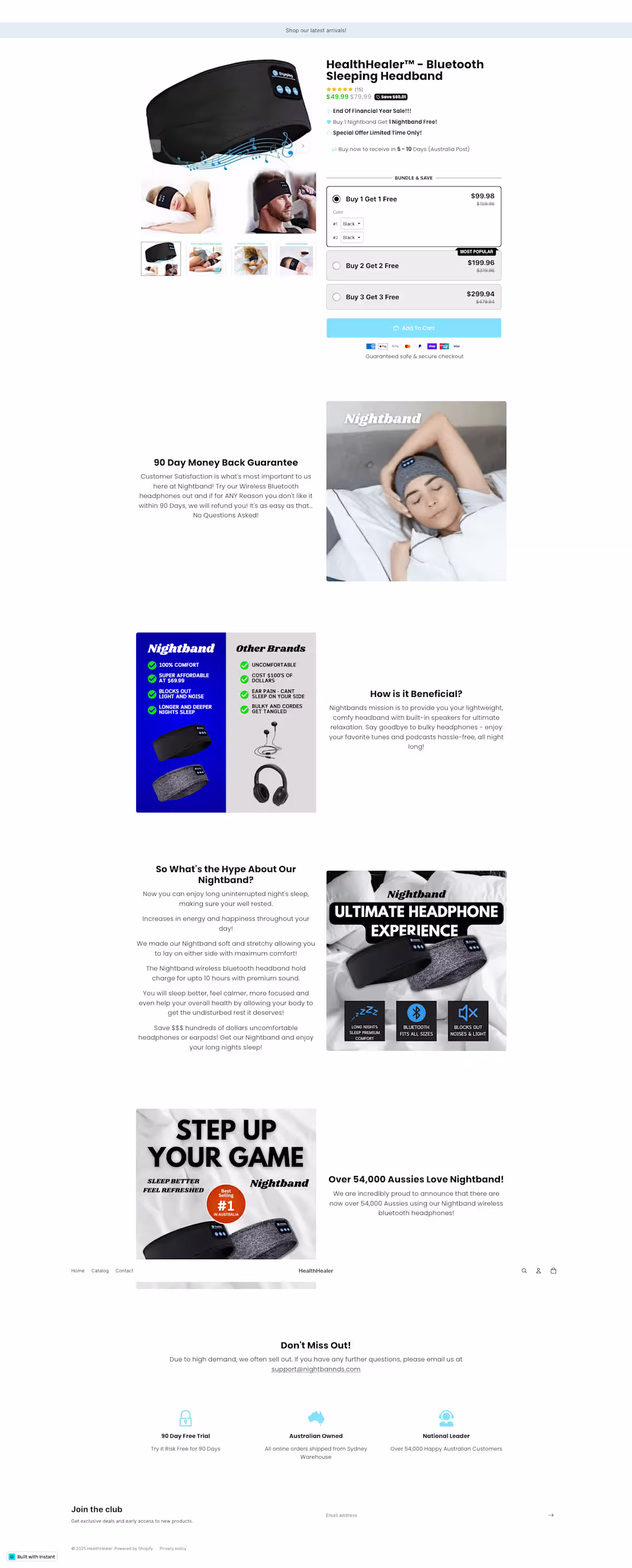 Cover image for HealthHealer Product Page | Instant.so