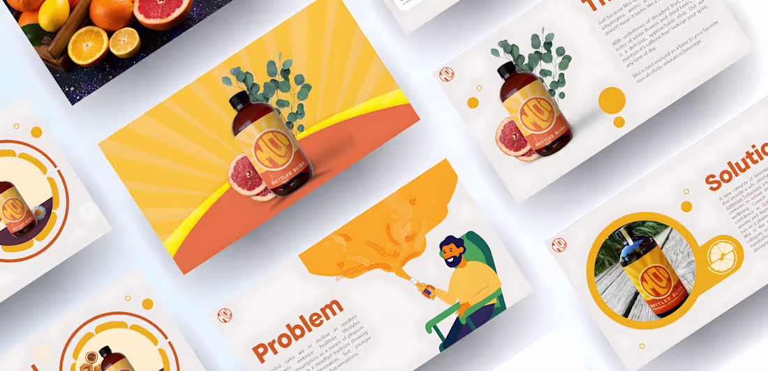 Cover image for MOI Pitch Deck Design | Food & Beverages