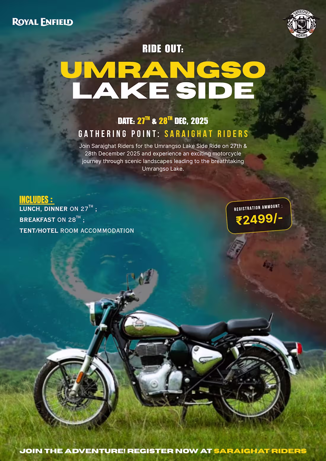 Cover image for Royal Enfield ride poster