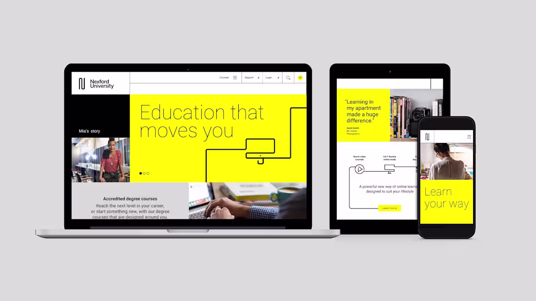 Cover image for Nexford University UX Improvements