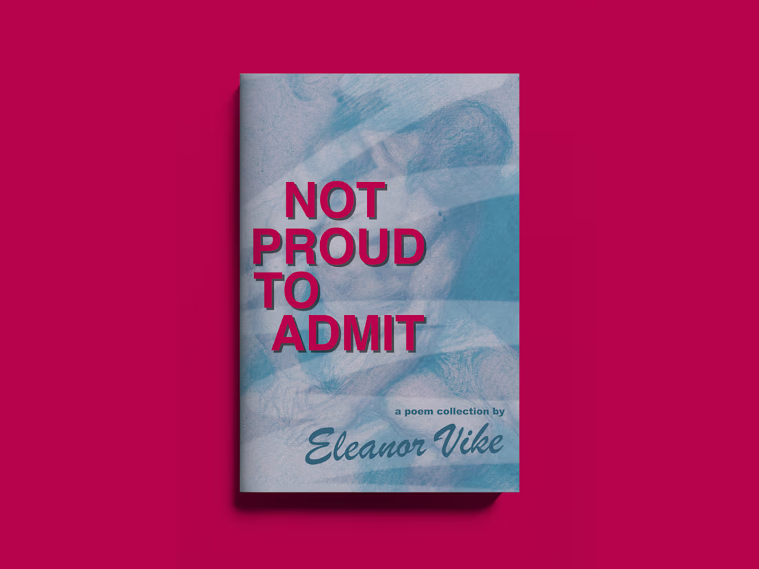 Cover image for Not Proud To Admit | Book Cover Design