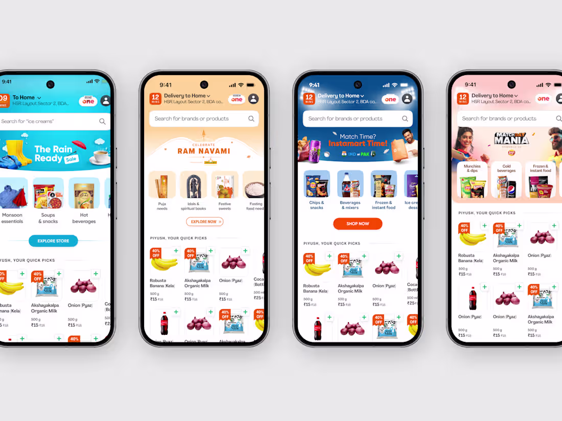 Cover image for Storefront Designs for Instamart