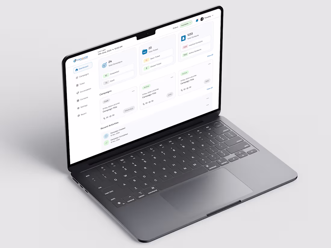 Cover image for Customer Engagement Dashboard (SaaS)