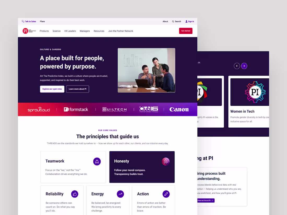 Cover image for The Predictive Index website lacked