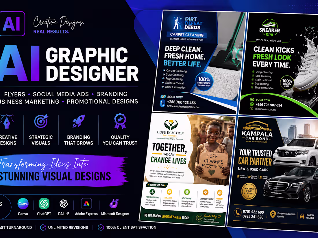 Cover image for Creative AI Graphic Designer passionate