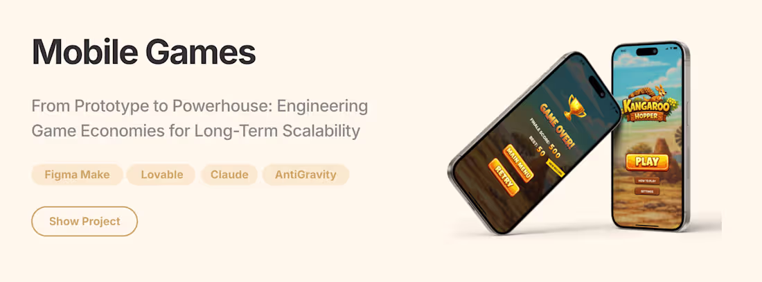 Cover image for Mobile Games
From Prototype to Powerhouse: