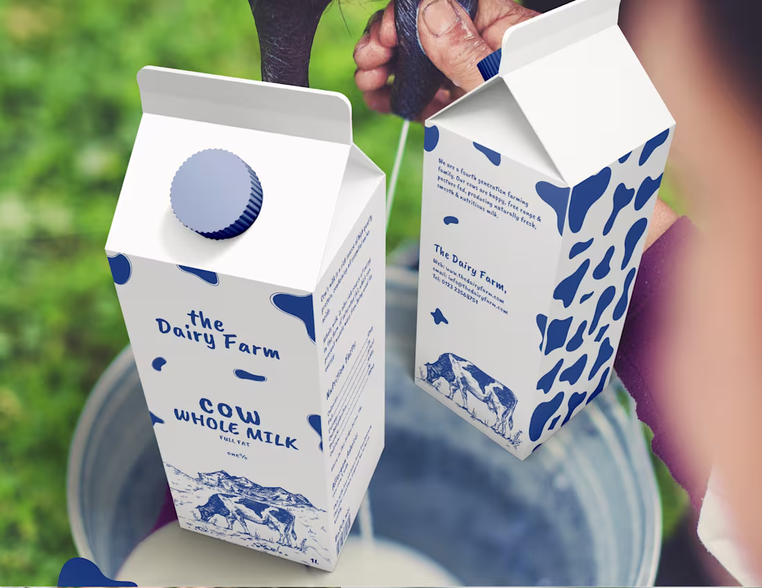 Cover image for The Dairy Farm - Milk Packaging