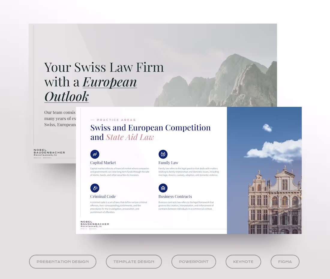 Cover image for Presentation Design for Law Company