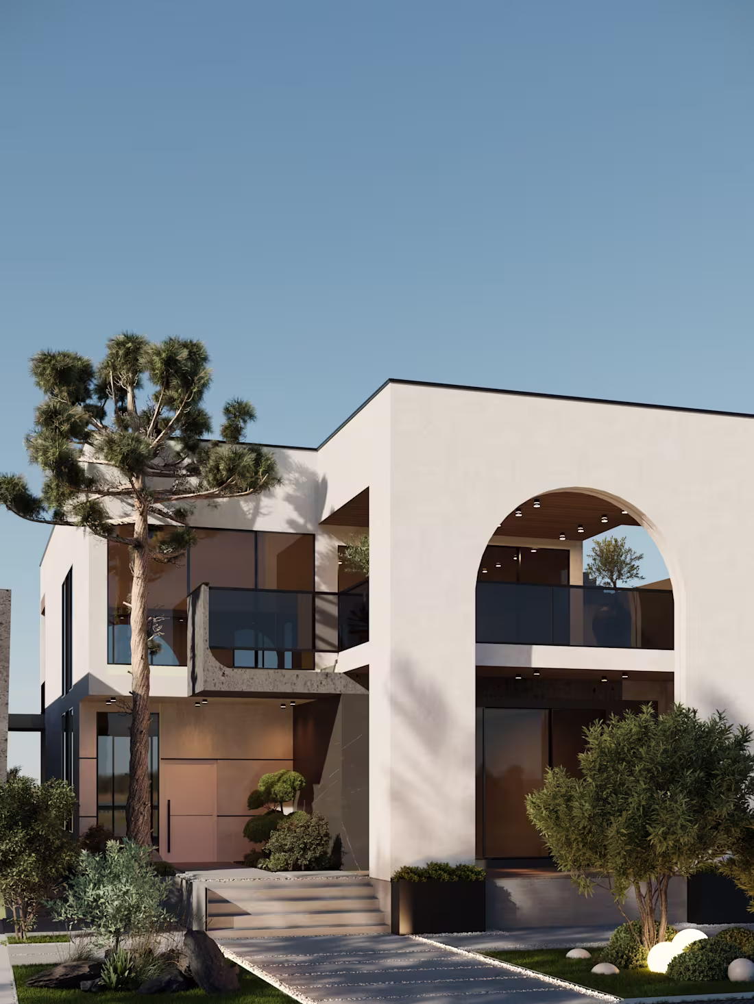 Cover image for Modern Façade Visualization
Photorealistic Exterior Rendering
A