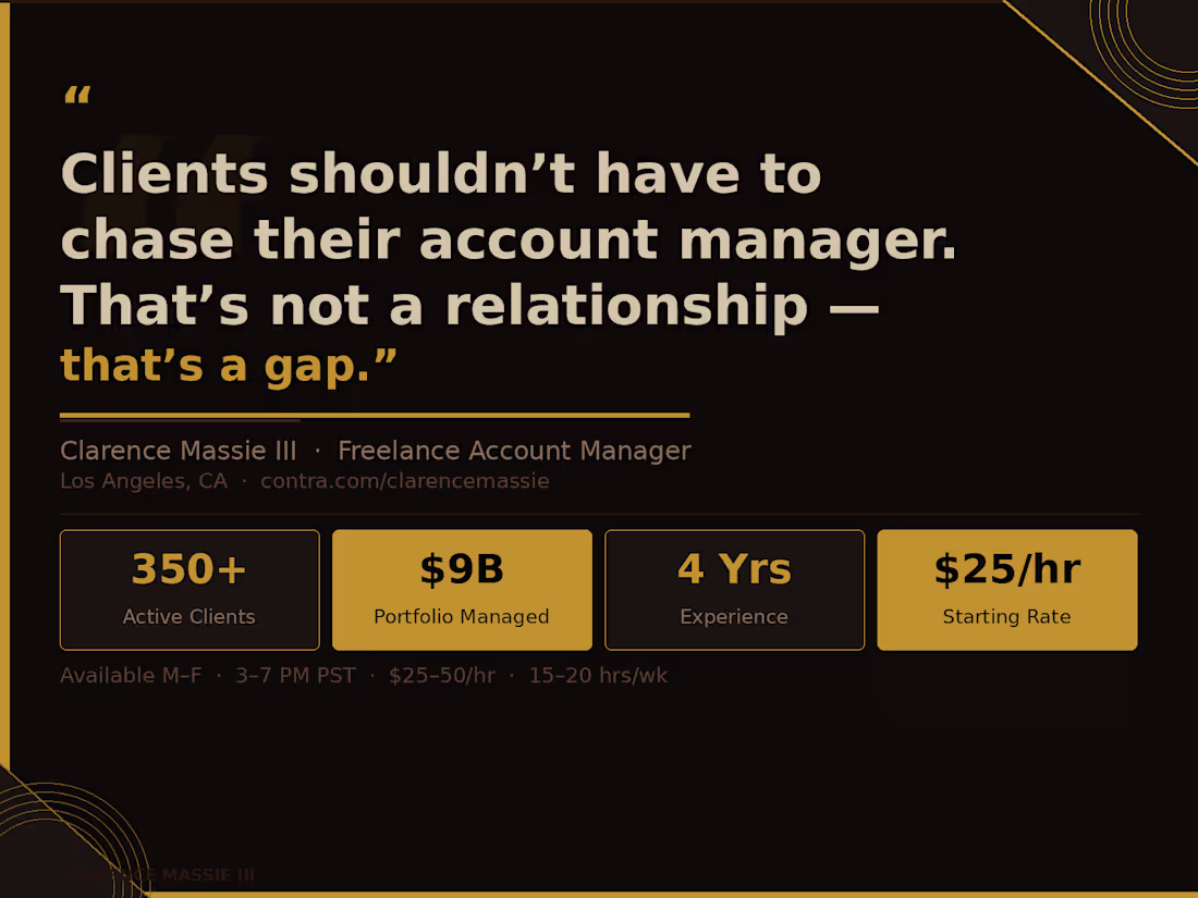 Cover image for Client Account Management — Keeping