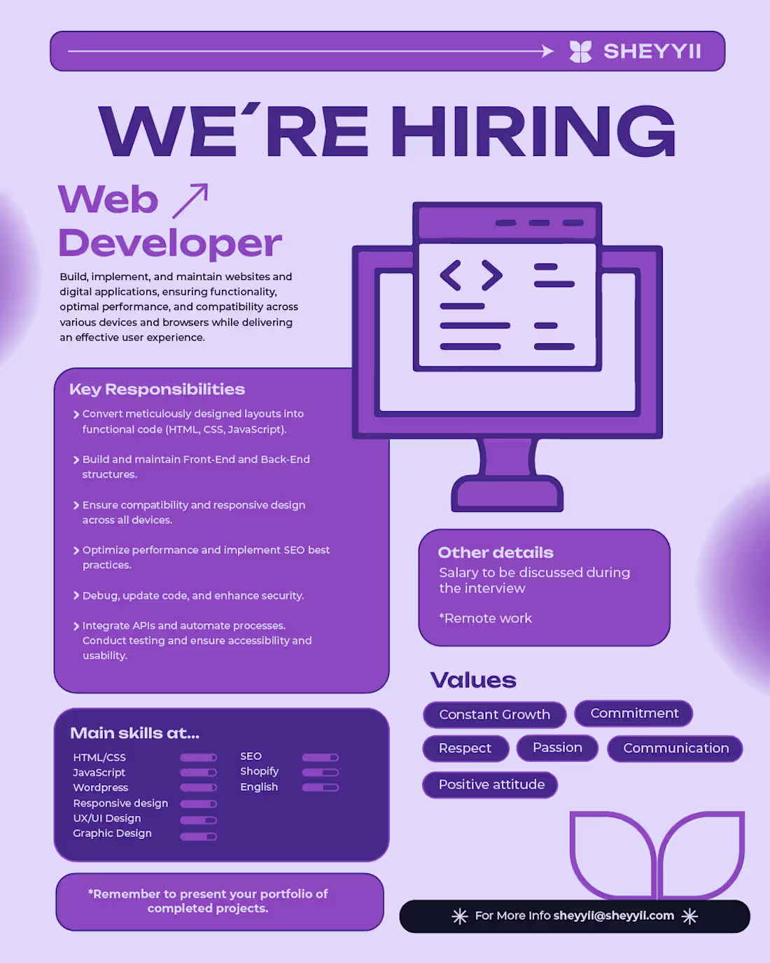 Cover image for Contact me to apply and