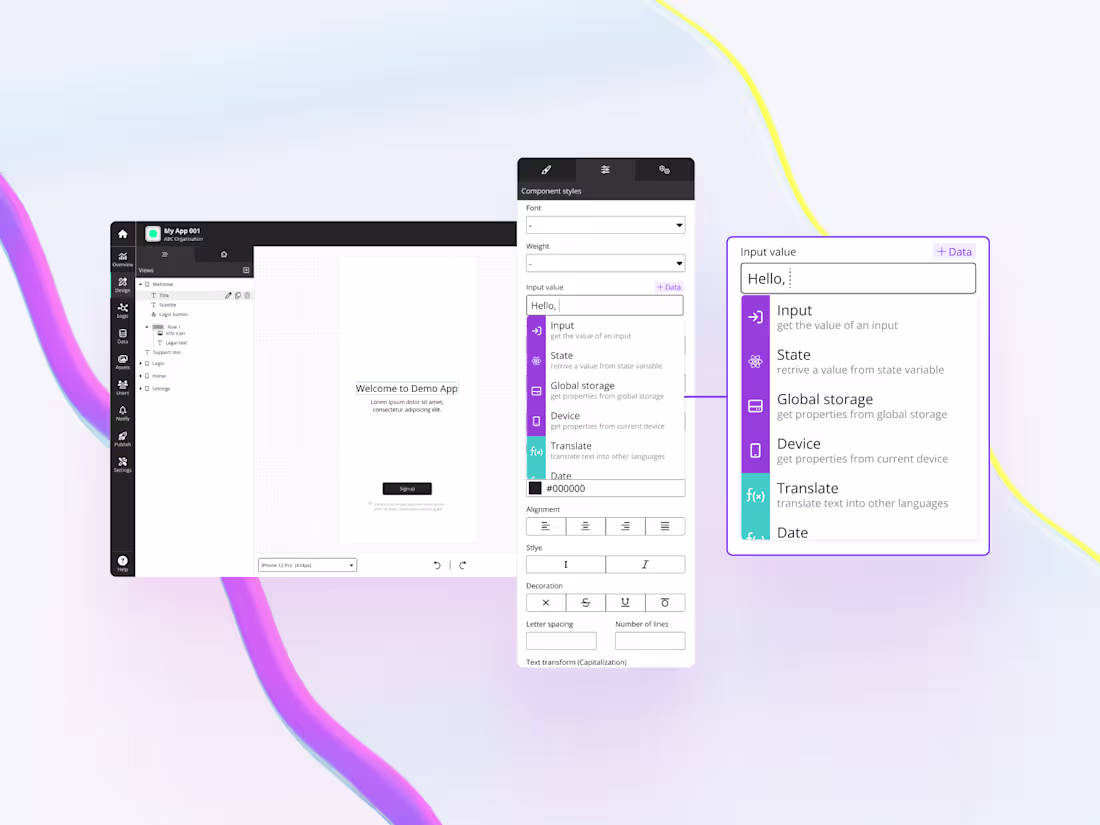 Cover image for UX / UI Design for Appspotr’s Dynamic Data Syntax
