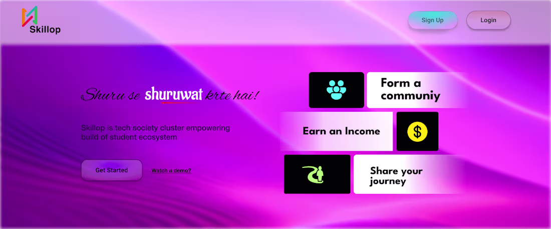 Cover image for website homepage design