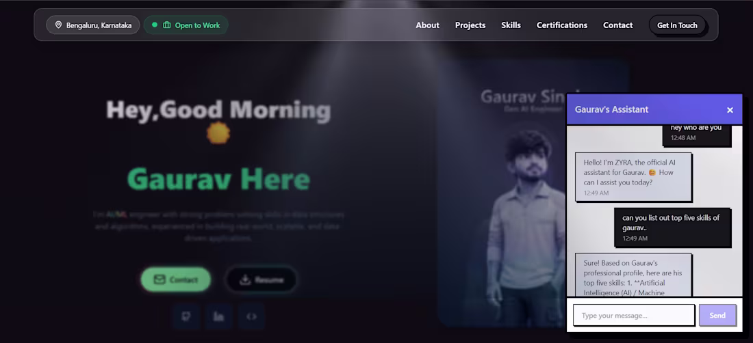 Cover image for AI Personal Assistant Chatbot