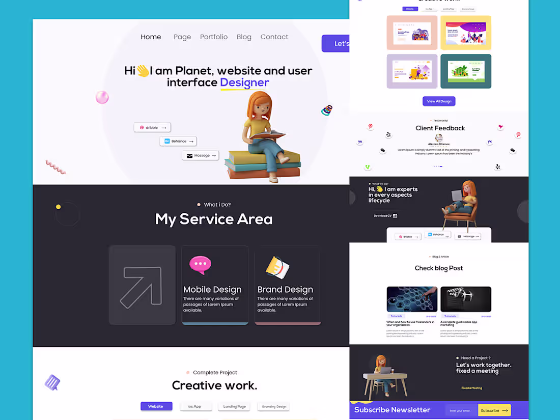 Cover image for Digital Agency Website Design