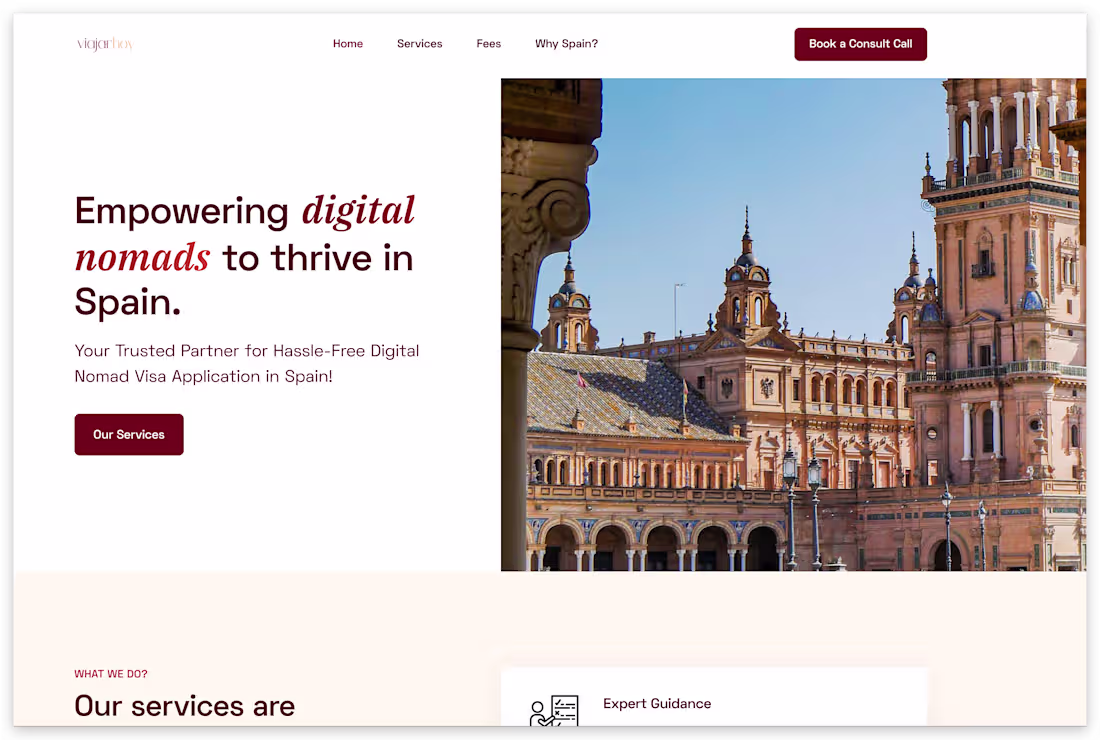 Cover image for Viajar Hoy: Travel Website Built on Webflow
