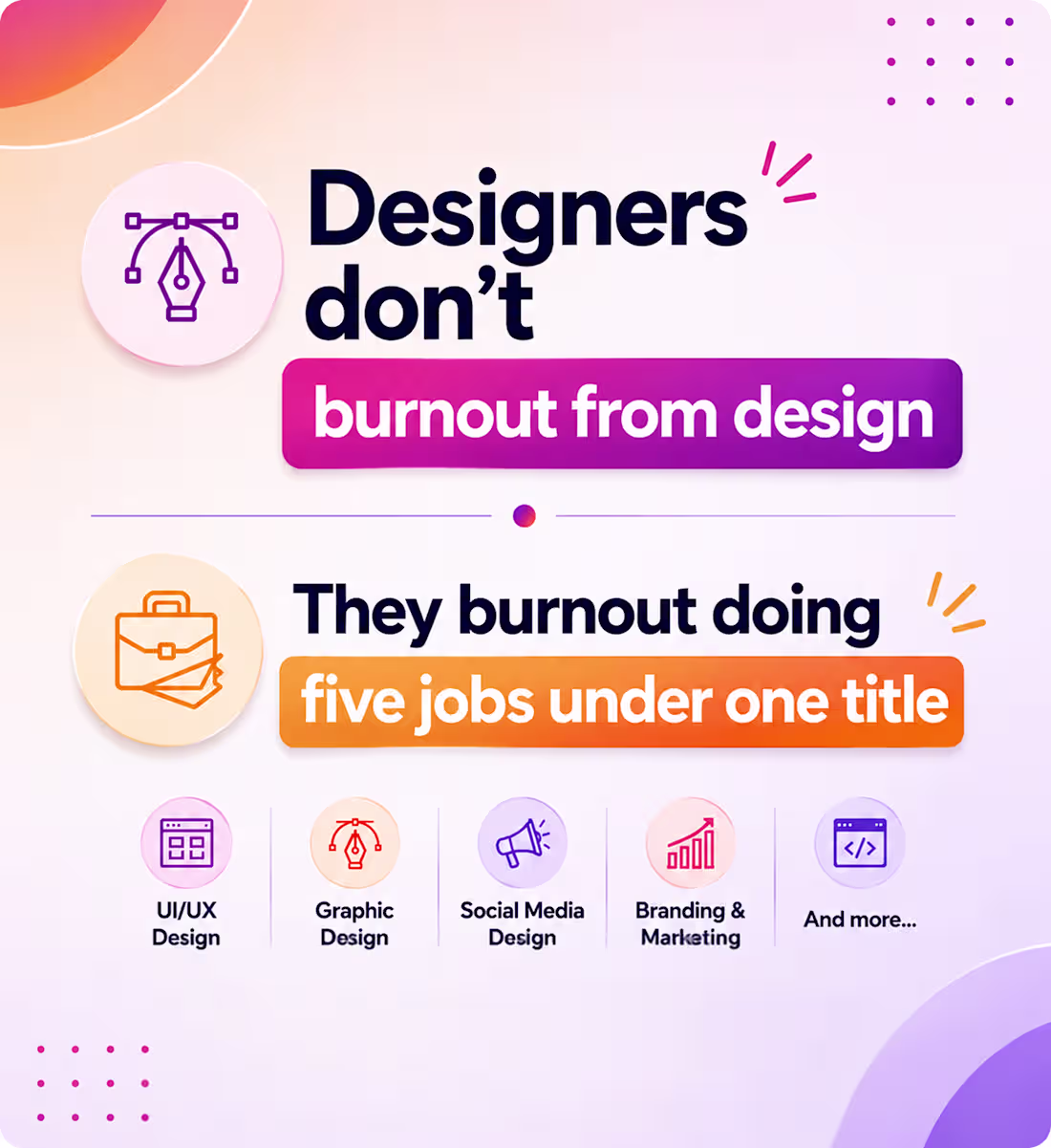 Cover image for Hiring one designer shouldn't replace