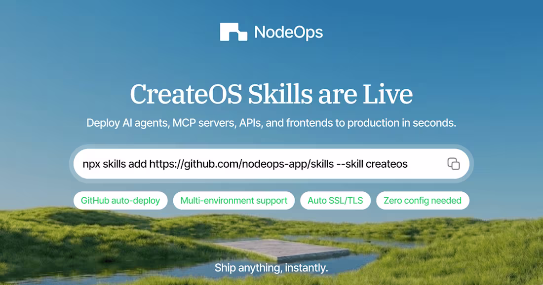 Cover image for CreateOS Skills: Operational building blocks